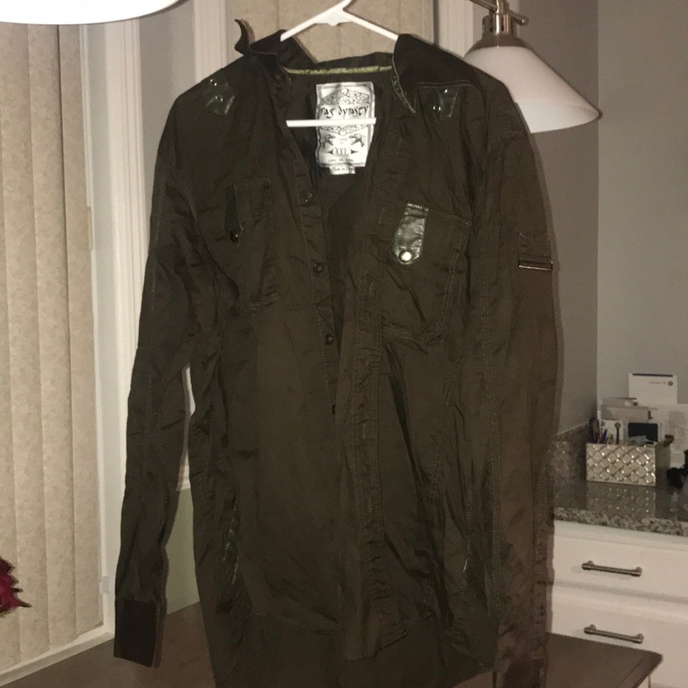 Brown long sleeve shirt